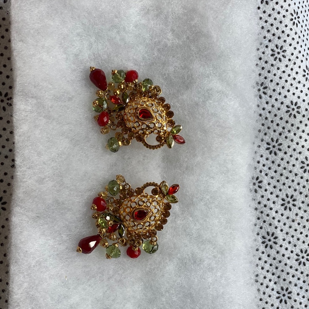 Indian gold plated earrings